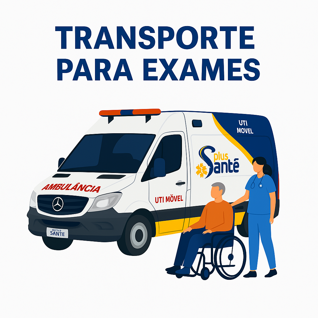 ambulancia transporte para exames